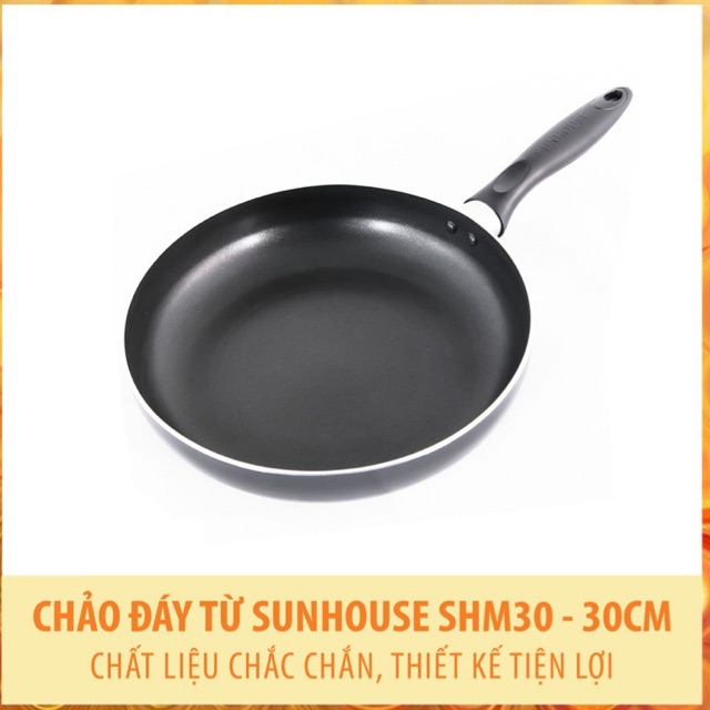 Chảo Chống Dính Sunhouse Đáy Từ Size 28-30cm