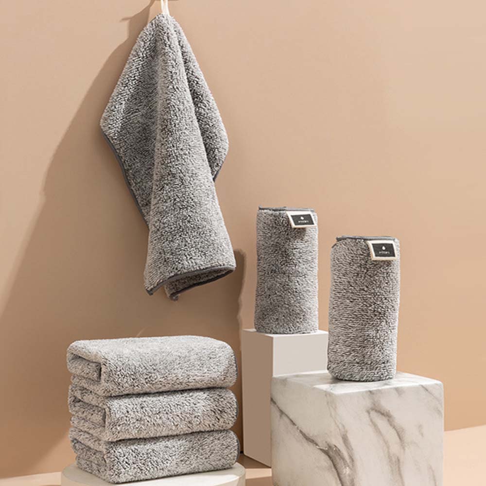 YIYU 1 khăn lau chén dĩa sợi nhỏ dày dặn siêu thấm hút chống dầu mỡ