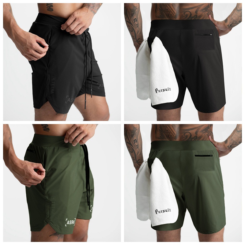 [ GYMEN ] Quần short thể thao nam  thoải mái  chạy bộ rộng rãi tập thể dục  quần bóng rổ  thoáng khí  nhanh khô  cỡ lớn  ngoài trời   huấn luyện  hút mồ hôi  quần ngắn đến đùi