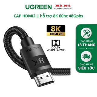 Hdmi 2.1 8k ugreen, 1m, 2m, 3m 40178 40180 40181 - chính hãng phân phối