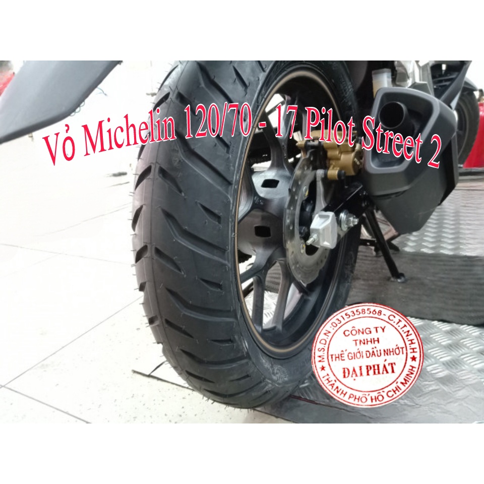 Vỏ Michelin PILOT STREET 2 Vành 17 đầy đủ size 70/90-17 80/90-17 90/80-17 100/80-17 110/70-17 120/70-17