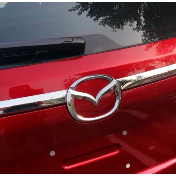 Ốp Tay Mở Cốp Sau Mazda CX5 2022-2018 Mạ Crom Cao Cấp