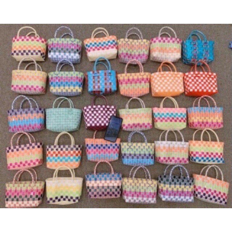 Túi cối lục bình quai tròn hàng dày siêu đẹp