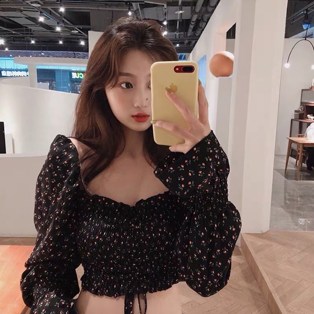 Áo Bèo Nhún Hoa Nhí ( Ảnh thật 100% )