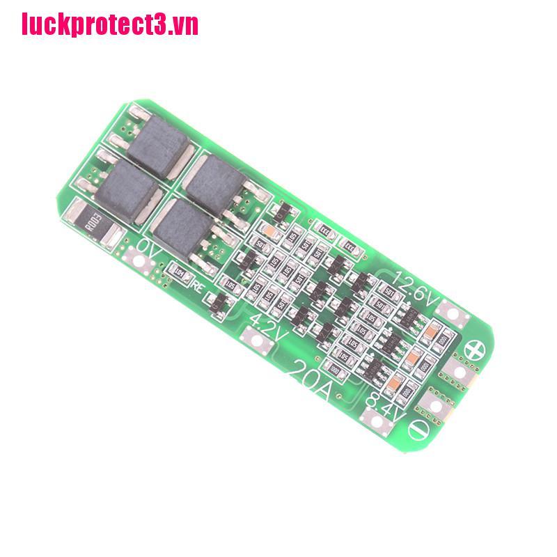 Bo Mạch Bảo Vệ Pin 12.6v 3s 20a 18650 Li-Ion Pcb Bms