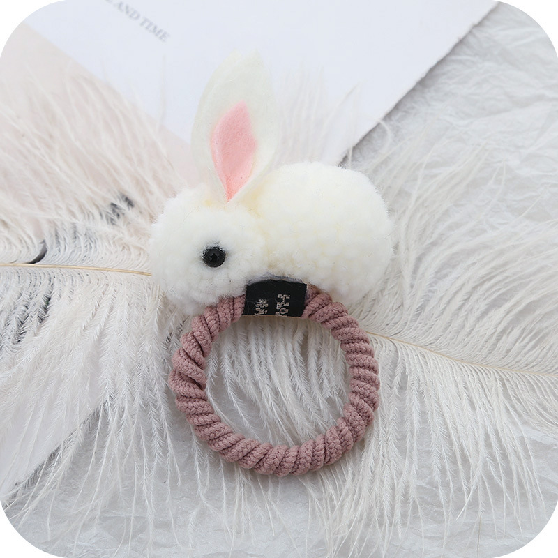 Dây Cột Tóc Co Giãn Hình Thỏ Nhỏ Xinh Xắn