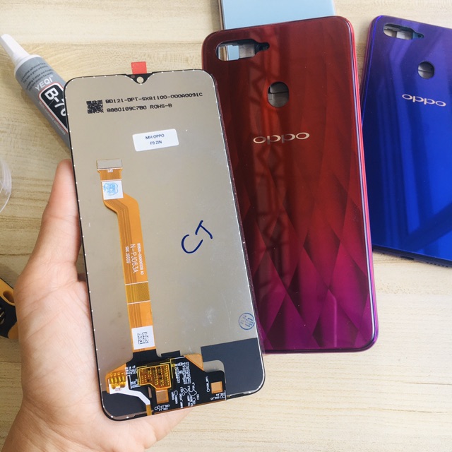 Combo Bộ Vỏ Sườn + Màn Hình Oppo F9 Zin Hàng Cao Cấp