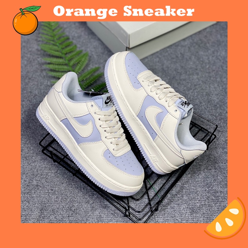 Giày_Nike AF1 Nam Nữ Thời Trang, Giày Air Force 1 Xanh Trắng Thời Trang Hàng Đẹp Full Box