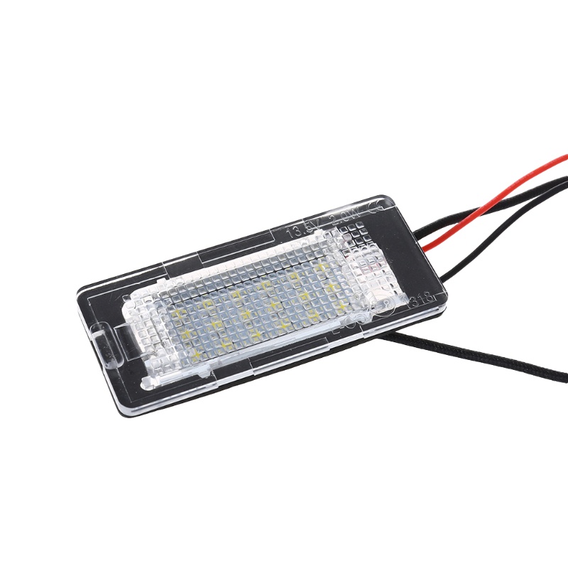 Set 2 Đèn LED 12V Chống Nước Gắn Biển Số Xe Ô Tô