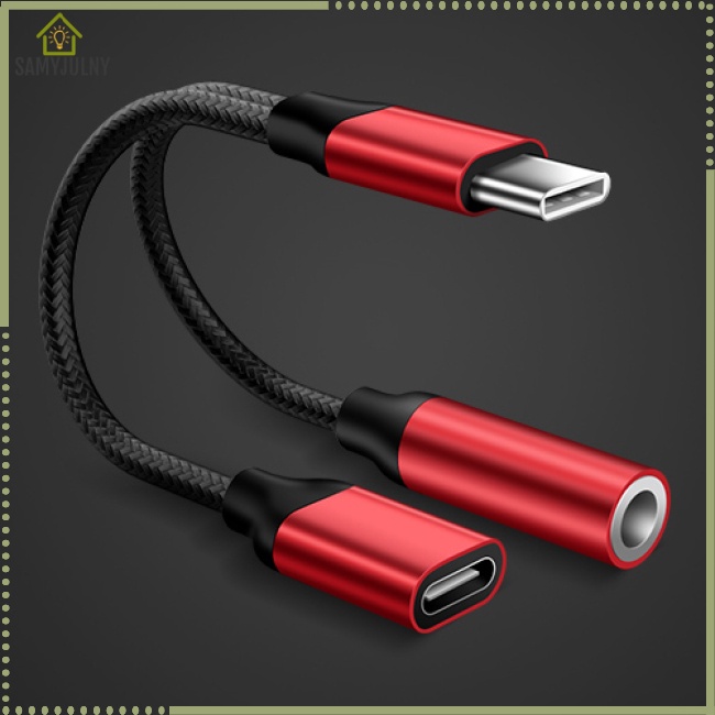 Đầu Chuyển Đổi Từ Giác Cắm Tai Nghe 3.5MM Sang Giác Cắm Type C Cho Điện Thoại