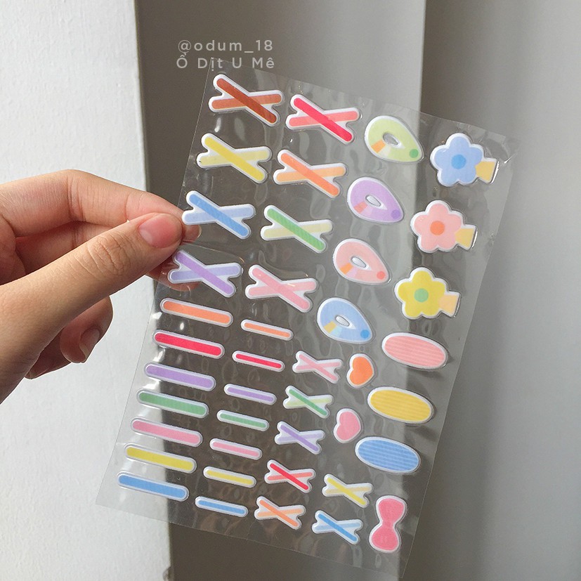 [CÓ SẴN] Sticker dán má doll K-pop - Hình dán dễ thương nhiều loại