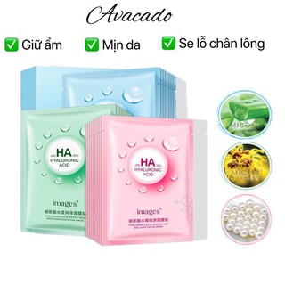 Mặt nạ giấy, Mặt nạ HA dưỡng da trắng da dưỡng ẩm chống lão hóa giảm mụn cấp ẩm nội địa trung