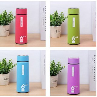 (CHỌN MÀU BÌNH 6OUP) - Bình thủy tinh bọc nhựa 450ml
