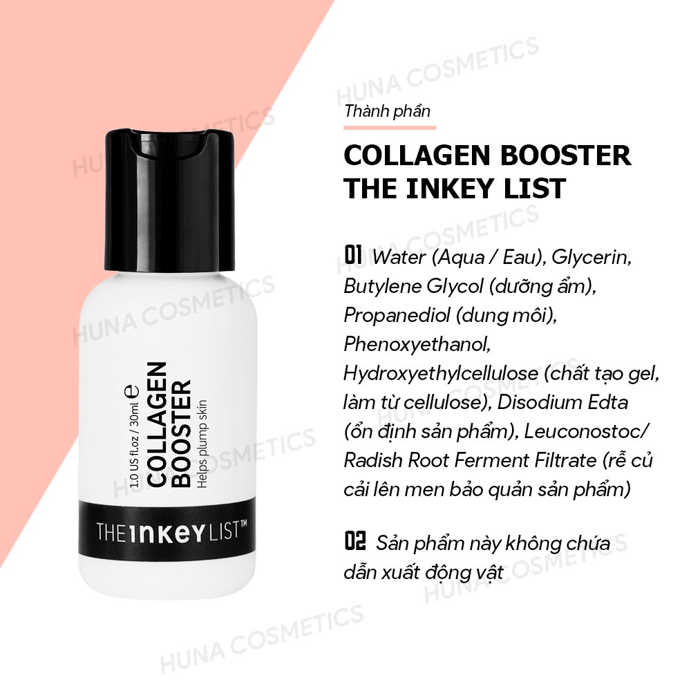 [BILL SEPHORA] SERUM CHỐNG LÃO HÓA COLLAGEN BOOSTER FIRMING PEPTIDE THE INKEY LIST