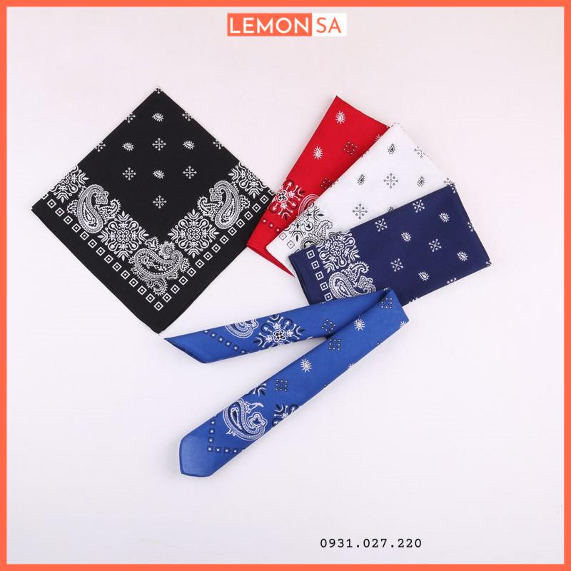 Khăn bandana turban cotton khăn đa năng, hiphop quấn tóc, cổ, quấn tay cho nam và nữ trẻ trung năng động