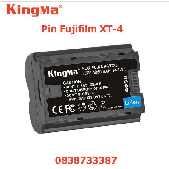 Bộ Pin sạc máy ảnh Fujifilm XT-4 Pin Fujifilm NP-W235