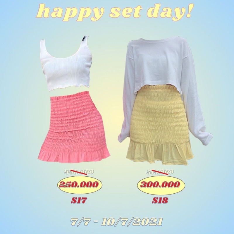 Set áo-váy S17, S18