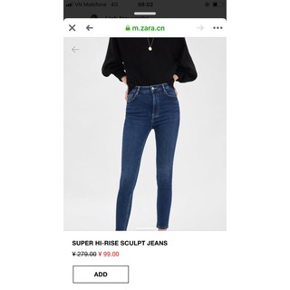 quần jean zara sz 36