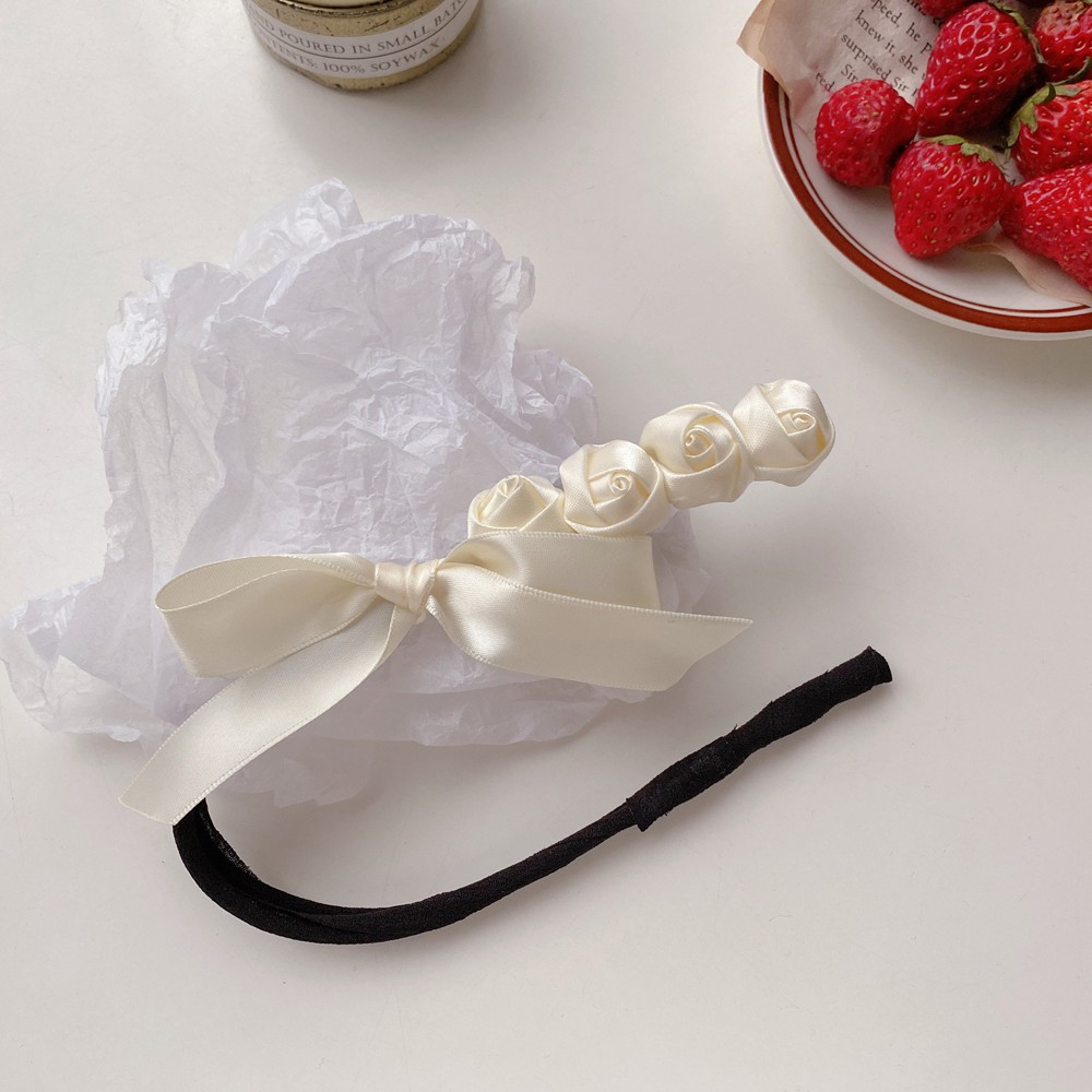 Dụng Cụ Búi Tóc Hình Hoa Hồng Đơn Giản Phong Cách Hàn Quốc Cho Nữ