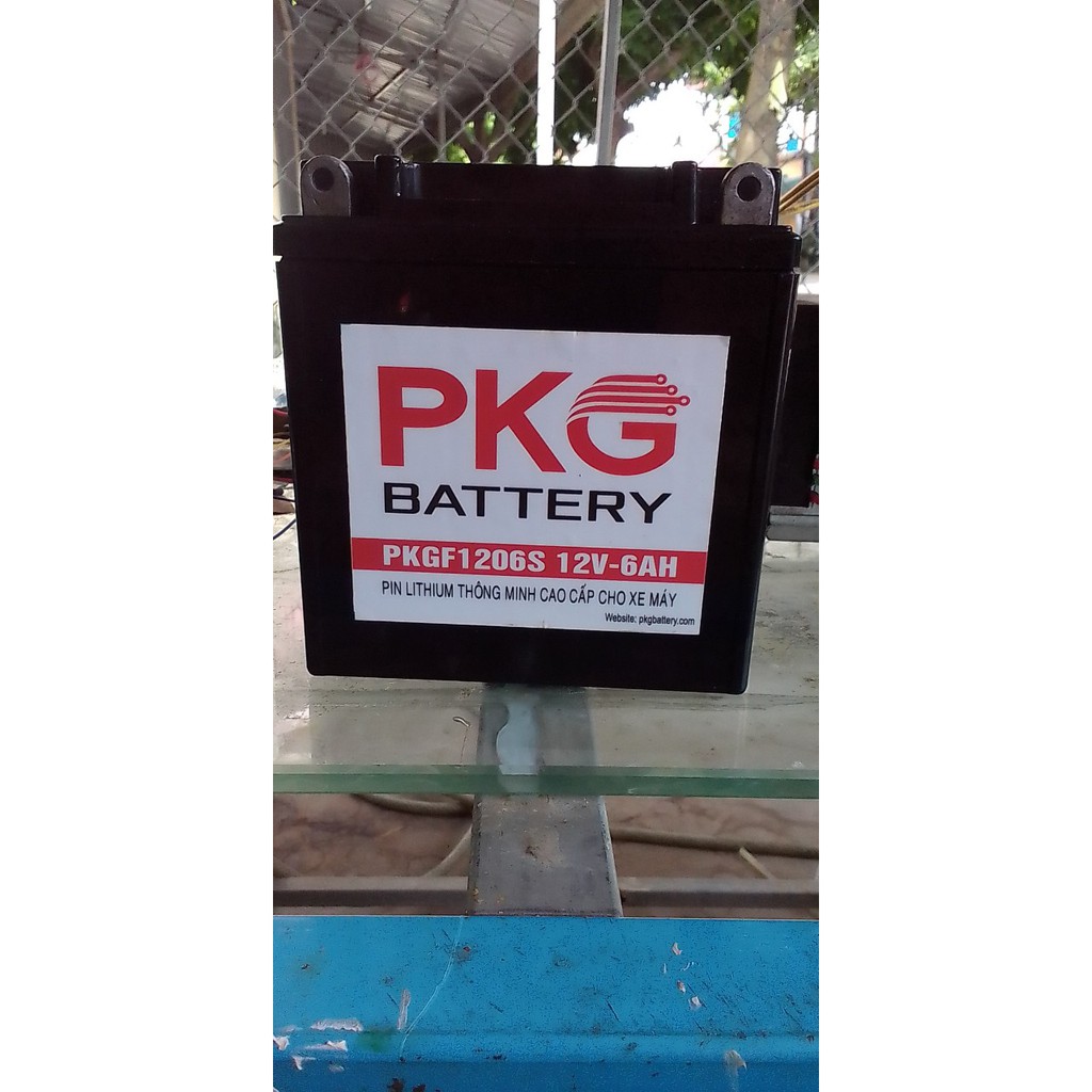 ẮC QUY PIN LIFEPO4 12.8V 6AH THÔNG MINH KHỞI ĐỘNG XE MÁY BẢO HÀNH 2 NĂM