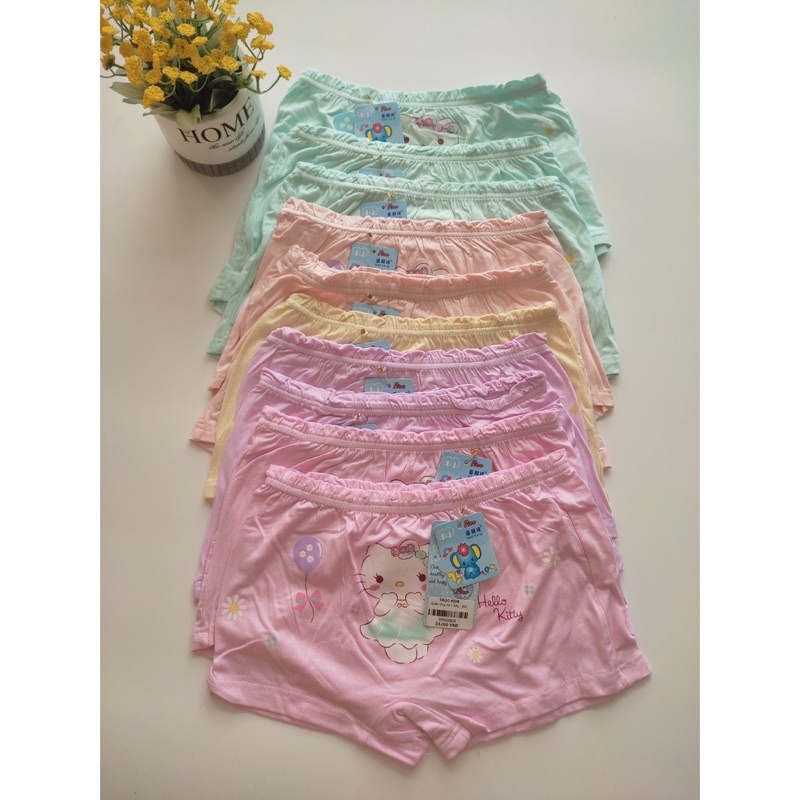 Quần chíp đùi cotton cho bé gái 10-13kg