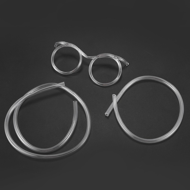 Ống hút trong suốt hình mắt kính