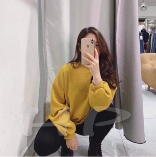 Áo nỉ kẻ tay bom