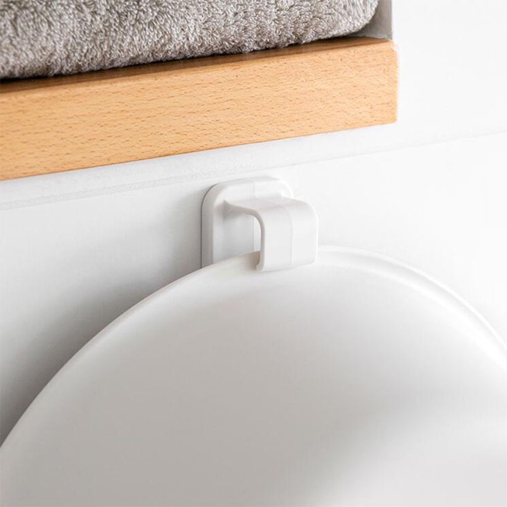 Móc Treo Đồ Dán Tường Tiết Kiệm Không Gian Cho Nhà Tắm/Nhà Bếp