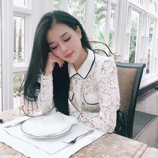 Set áo somi ren+ quần váy