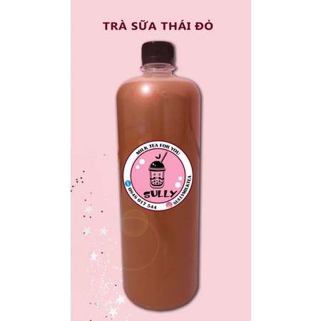 TRÀ SỮA THÁI ĐỎ SULLY CHAI 1 LÍT & CHAI 330ML ❤️ SHIP HOẢ TỐC HCM TRONG NGÀY ❤️