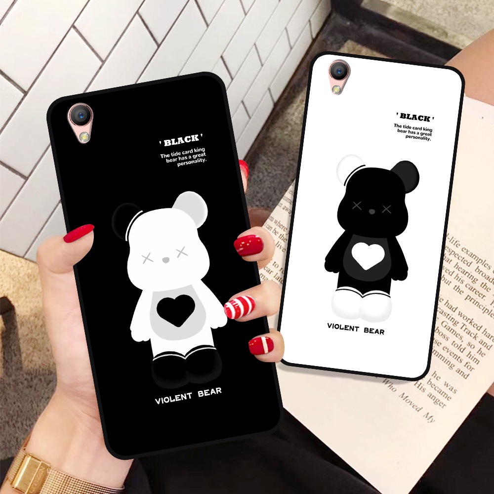 Ốp Oppo A37 / Neo 9 / F1 Plus in hình họa tiết Mountain, Be@rbrick dễ thương (T13 - T18)