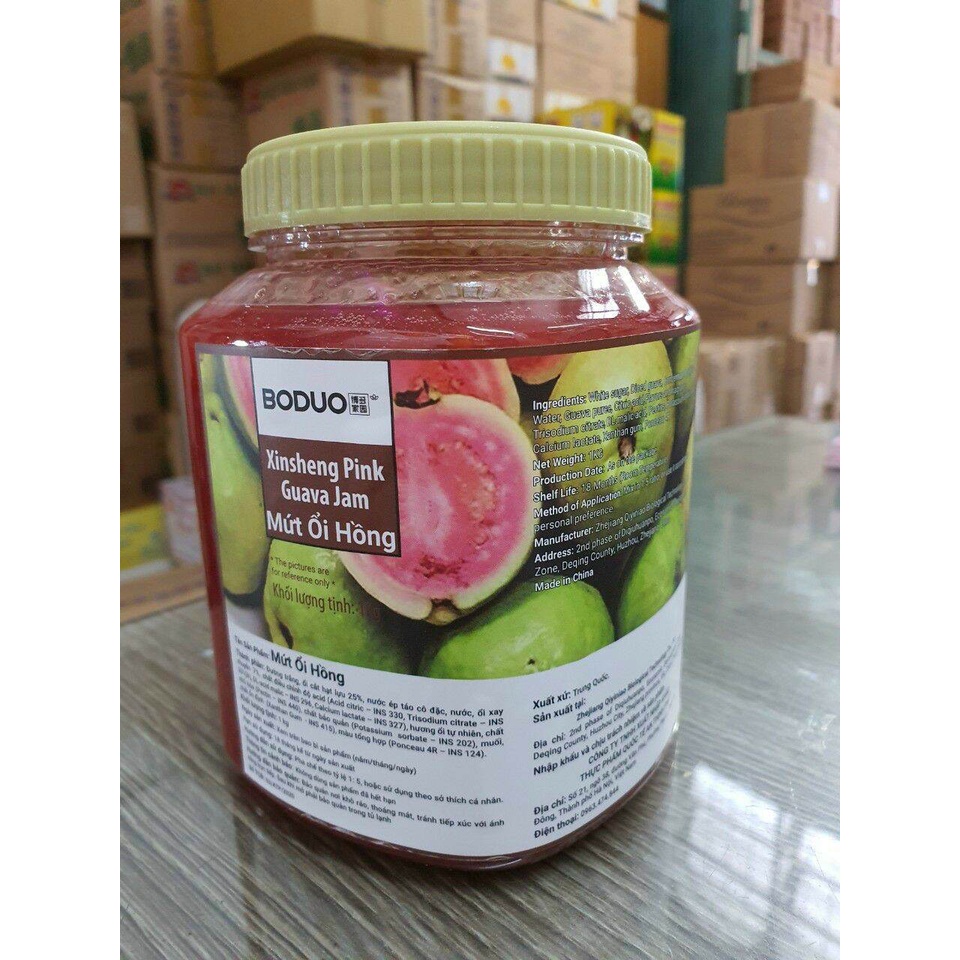 MỨT BUDOU - HỦ 1KG -  ĐỦ CÁC MÙI