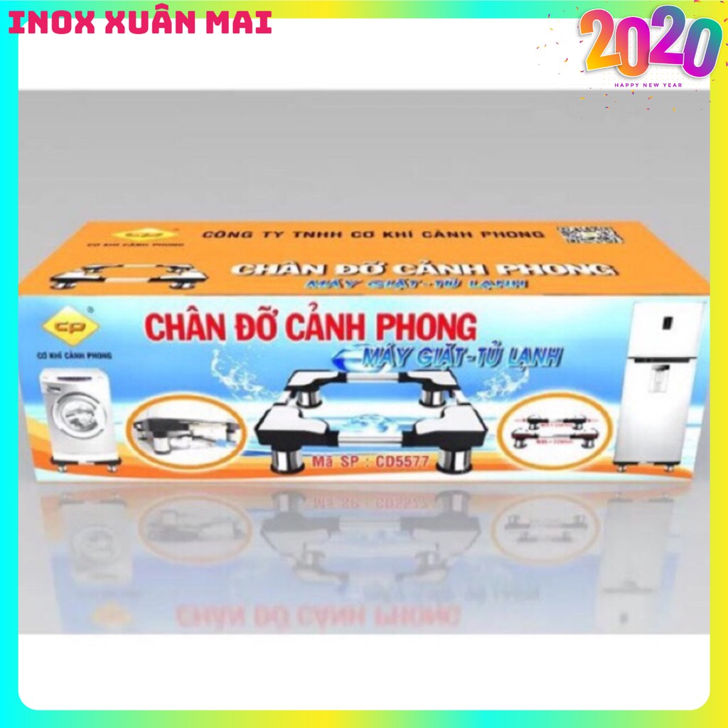 Chân đế máy giặt tủ lạnh CẢNH PHONG loại cao cấp bảo hành 12T | WebRaoVat - webraovat.net.vn