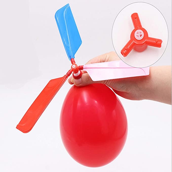 Bộ đồ chơi bóng bay trực thăng nhiều màu sắc vui nhộn cho bé