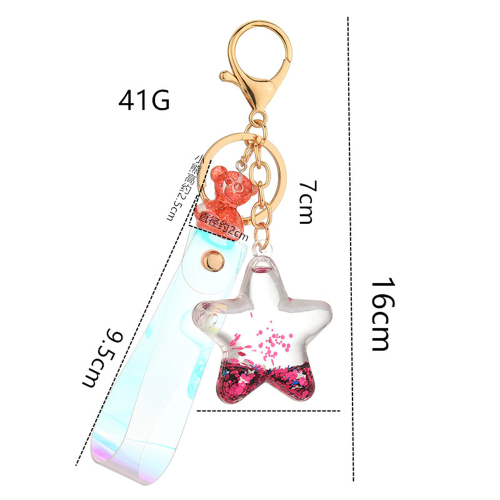 Móc khóa hình ngôi sao xinh xắn dễ thương