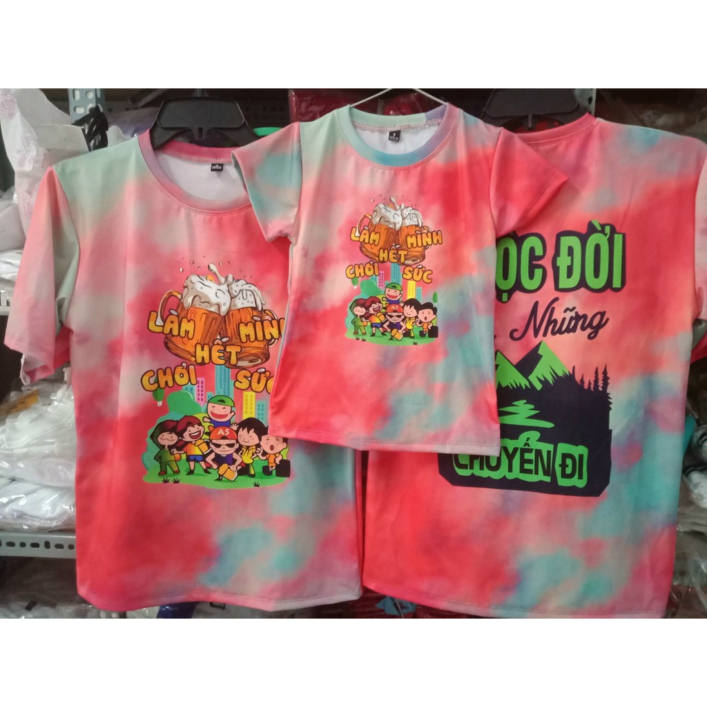 { ẢNH THẬT } ÁO LỚP LOANG IN THEO YÊU CẦU, ÁO NHÓM, ÁO CTY- NHẬN IN DẠ QUANG | BigBuy360 - bigbuy360.vn