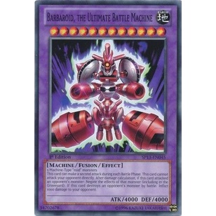 [Mã 155ELSALE giảm 7% đơn 300K] Thẻ bài Yugioh - TCG - Barbaroid, the Ultimate Battle Machine / SP13-EN045'