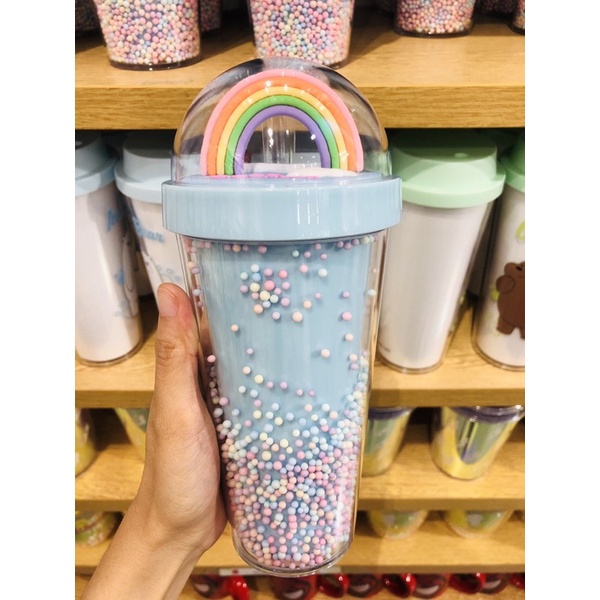 Ly hình cầu vồng cute