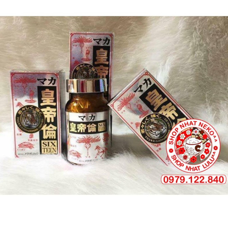 Viên uống Bổ Thận Tráng Dương Maka Sixteen 200 Viên Nhật Bản