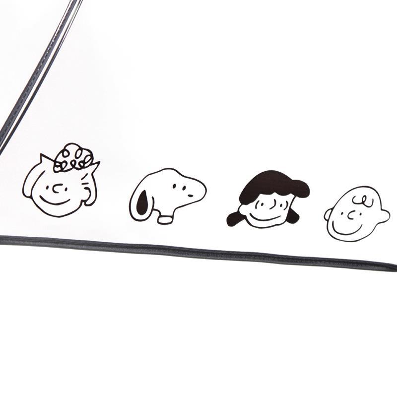 Dù Trong Suốt Họa Tiết Hoạt Hình Charlie Snoopy Kiểu Nhật Bản Dễ Thương