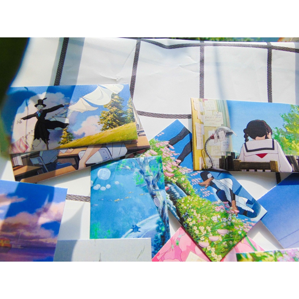 Hình dán trang trí ghibli studio size 3-5cm