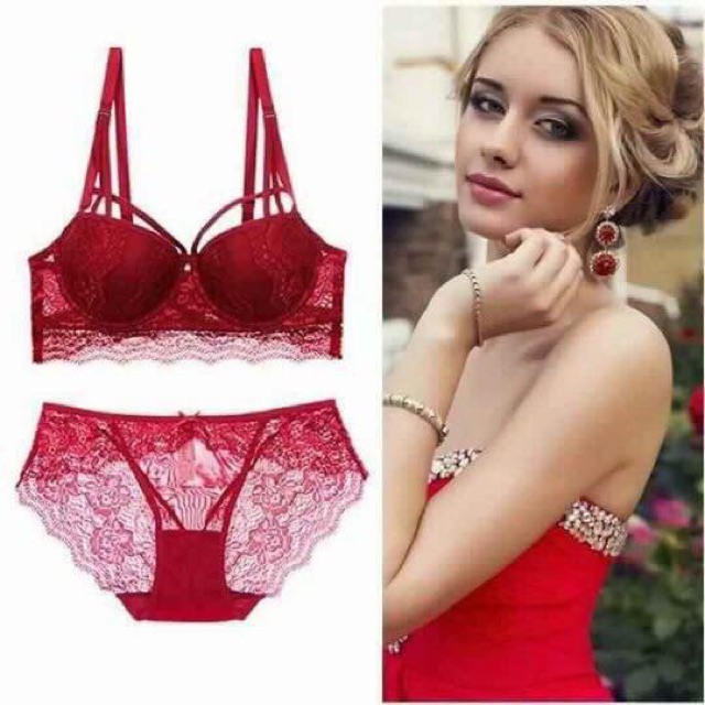 Set bộ đồ lót ren nâng ngực giá sỉ