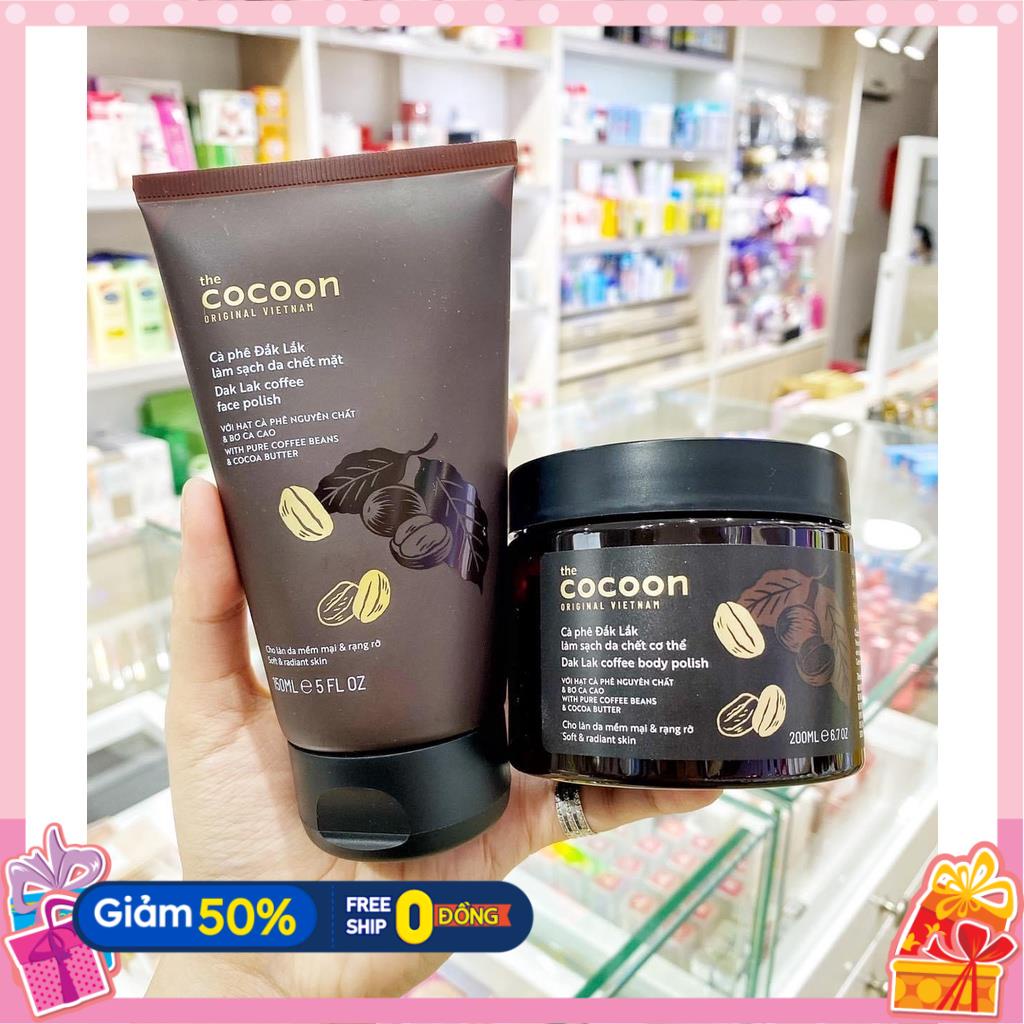 [SALE] Tẩy da chết Cocoon body & mặt