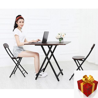 BỘ BÀN GHẾ GỖ GẤP GỌN ĐA NĂNG,KHUNG THÉP CHẮC CHẮN