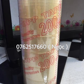 Băng keo 200 yard ( đục , trong )