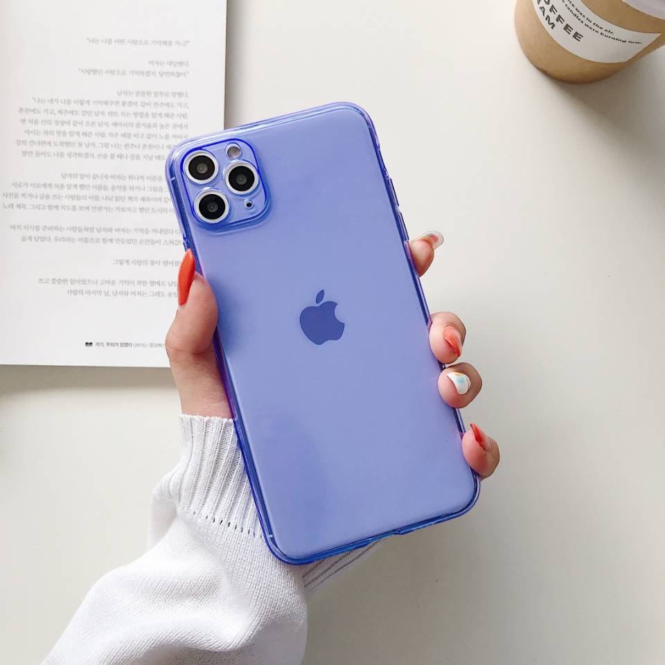 Ốp điện thoại màu vàng/cam/xanh dương/tím đỏ cho Huawei NOVA 3 P20 LITE 3E 5 PRO MATE 30 MATE 3 PRO P30 PRO P40 PRO