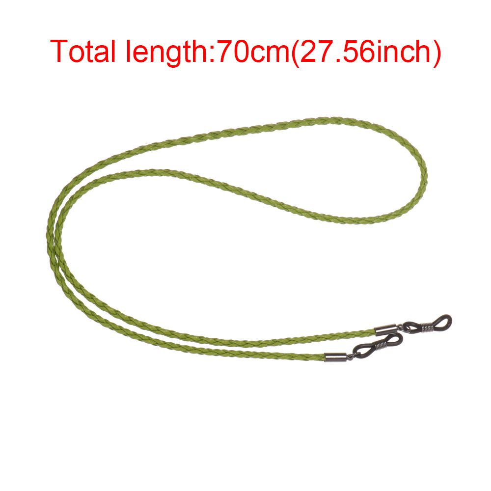 Dây Đeo Mắt Kính Bằng Da Chống Trượt Siêu Nhẹ Màu Sắc Thời Trang