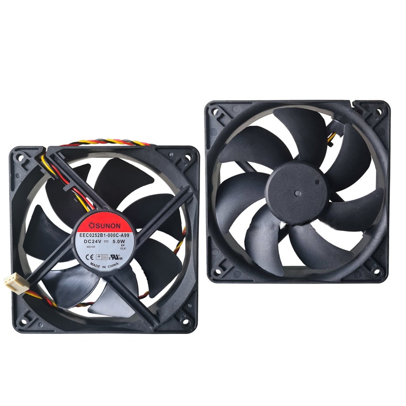 Quạt Tản Nhiệt Tốc Độ Cao 120x120x25mm 24V 0 207A