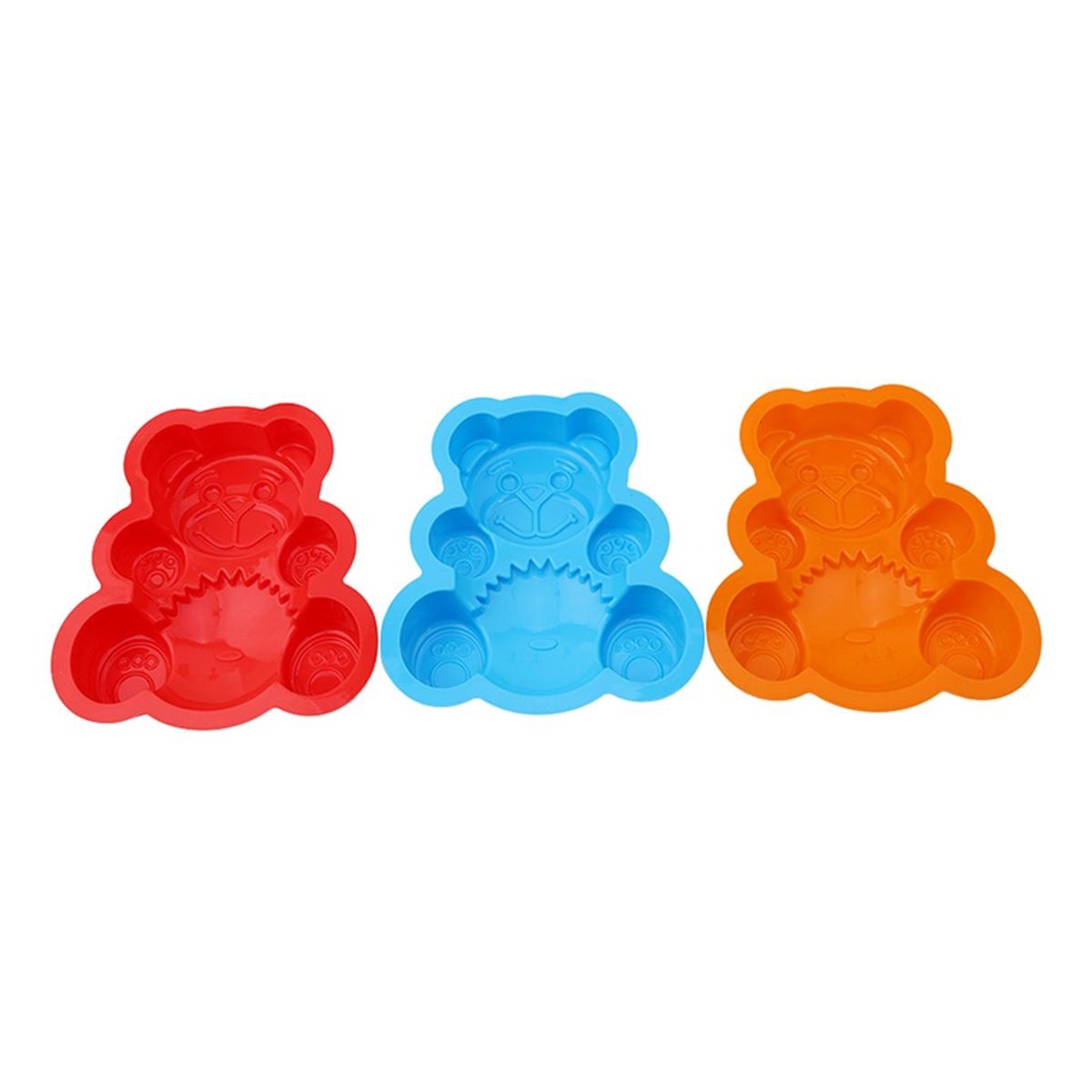 AUGUSTINA Khuôn Làm Bánh Silicone Hình Động Vật 3D