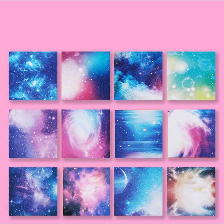 Giấy Gấp Origami, Làm Thủ Công Nhiều Màu Sắc, Hình Đẹp 2 Mặt Đều Có Màu 15x15cm